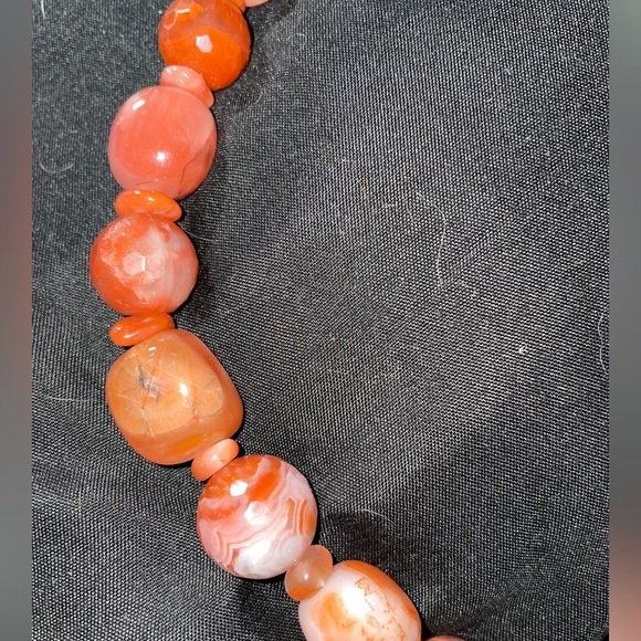 20" Picante Agate Bead Necklace by Jay King - Picture 8 of 10